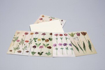 Klappkarten Gottorfer Codex: Blüten - im Set